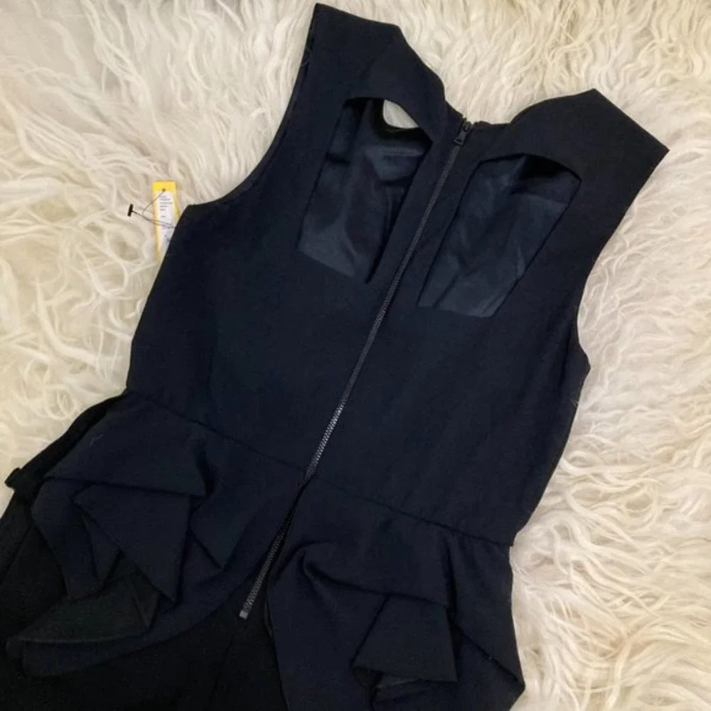 Alice & Olivia Tatum t-back mini dress 0721 - Picture 7 of 7